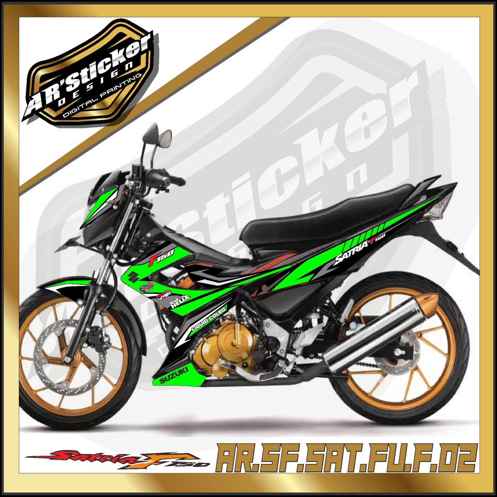 Jual Striping Satria Fu Facelift Stiker Striping Satria R150 2013 2014 2015 Variasi Hologram 02 Indonesia Shopee Indonesia