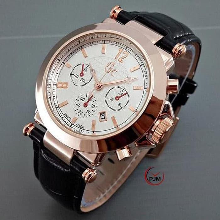 Termurah Watch Shop Jam Tangan Gc Guess Collection Chrono Variasi Kulit #Rg |