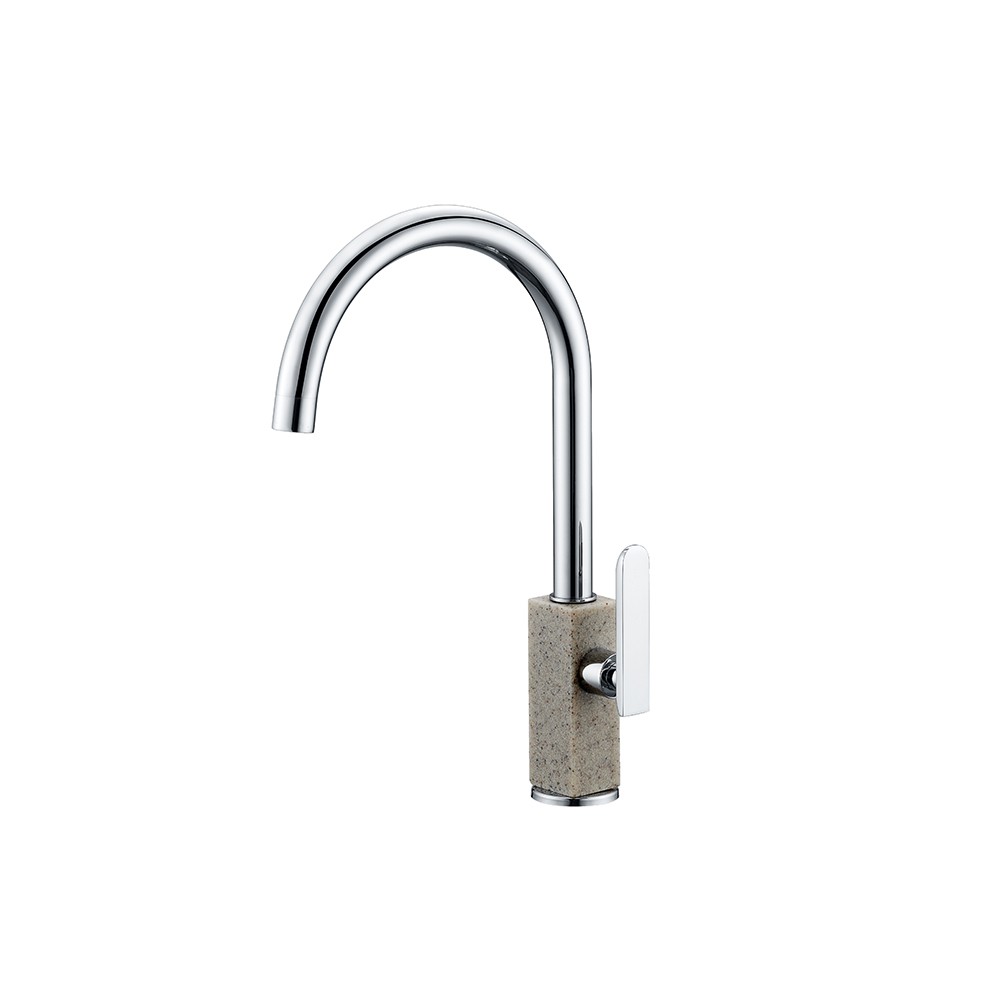 Kran Dapur Single Lever Pillar Sink Tap Merk FRAP Type IF4121 uk 1/2&quot;