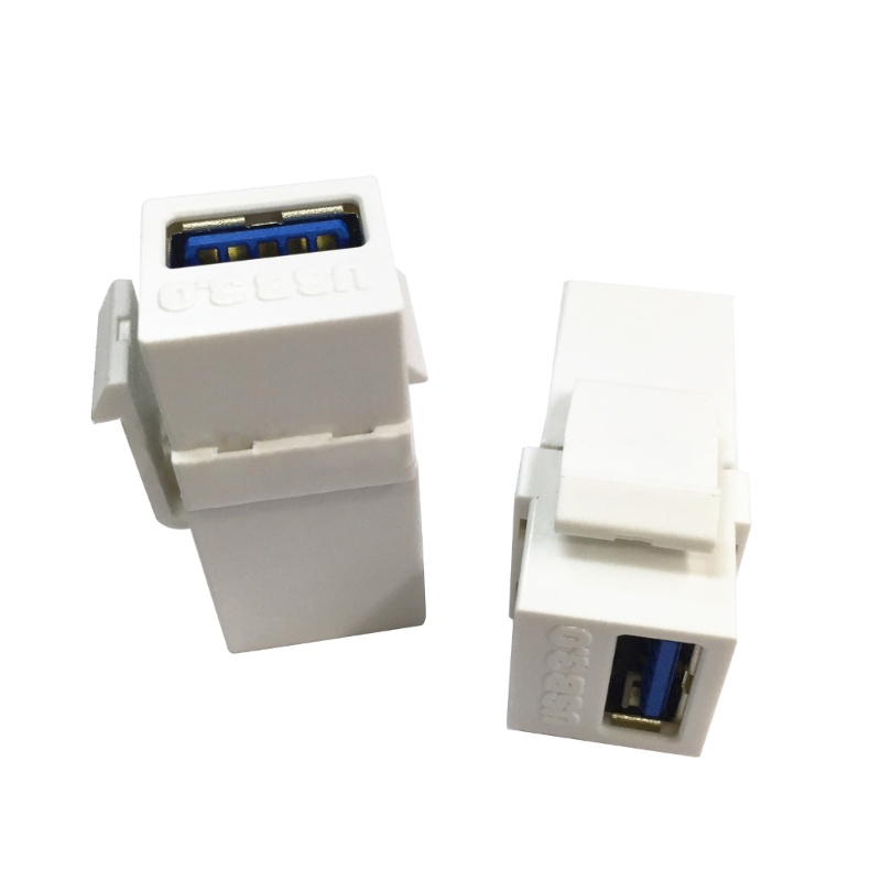 Zzz 2pcs Adapter Jack USB 3.0 Female Ke Female Kecepatan Tinggi Hingga 4.8Gbps