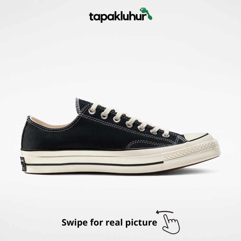 CONVERSE CHUCK TAYLOR 70 / 70S OX / LOW BLACK EGRET || RESMI PT MAP