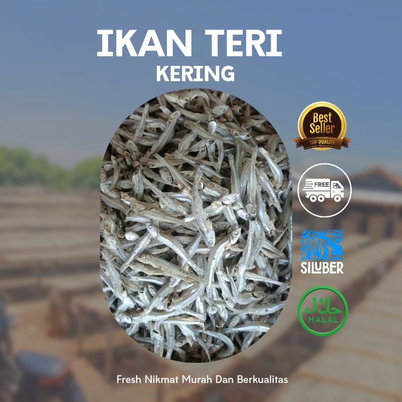 

ikan Teri Kering / ikan asin teri / Teri Rebus Kering / Teri Itok Kering / COD