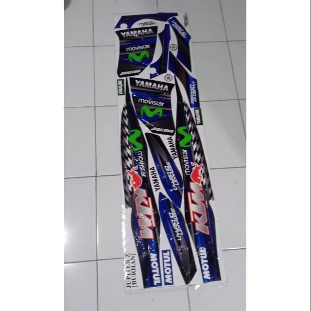 Striping motor variasi jupiter z tahun 2006-2009 movistar