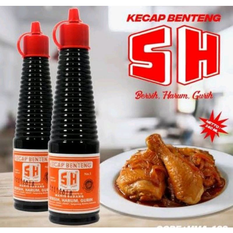 

Kecap Manis Benteng SH Botol 140ml