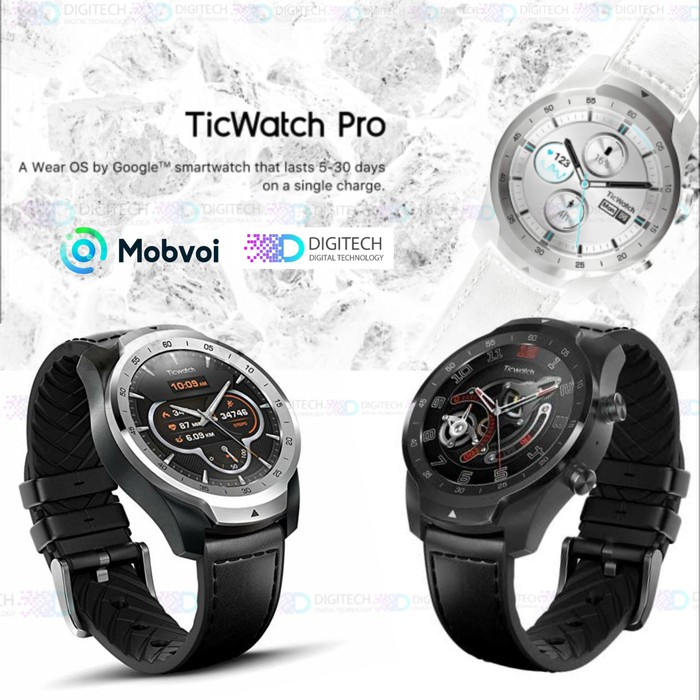 Ticwatch Pro Smartwatch AMOLED + LED Display