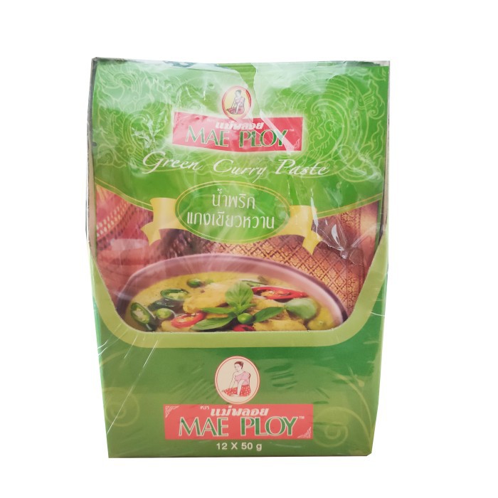 MAE PLOY GREEN CURRY PASTE 50 GR - KARI PASTA HIJAU IMPORT HALAL