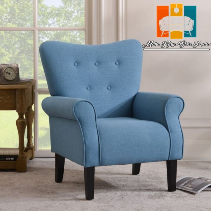 sofa tamu single minimalis ruang tamu desain elegan 01