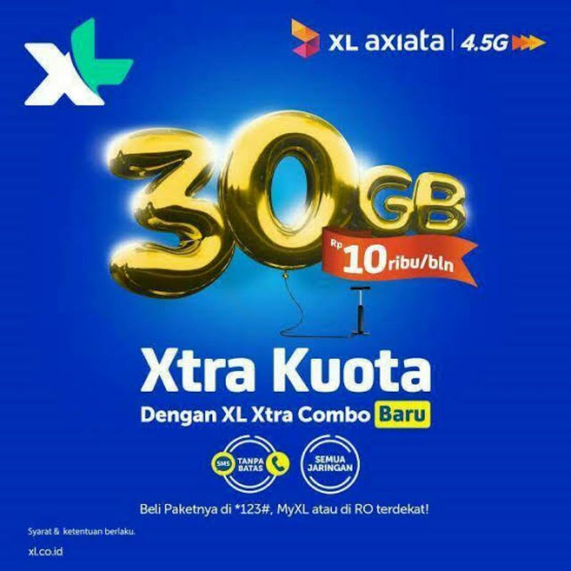 ISI ULANG KUOTA, PAKET DATA INTERNET XL XTRA YOUTUBE | TIKTOK | INSTAGRAM | FACEBOOK