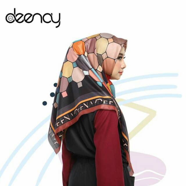 VENUS - Kerudung Deenay Original Voal Scarf Printed Motif