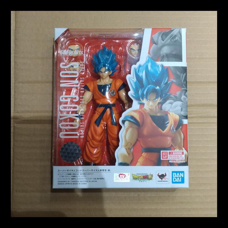 Baru Shf Super Saiyan God Super Saiyan Son Goku - Ssgss Goku Action Figure Termurah Dan Terbaru Al4