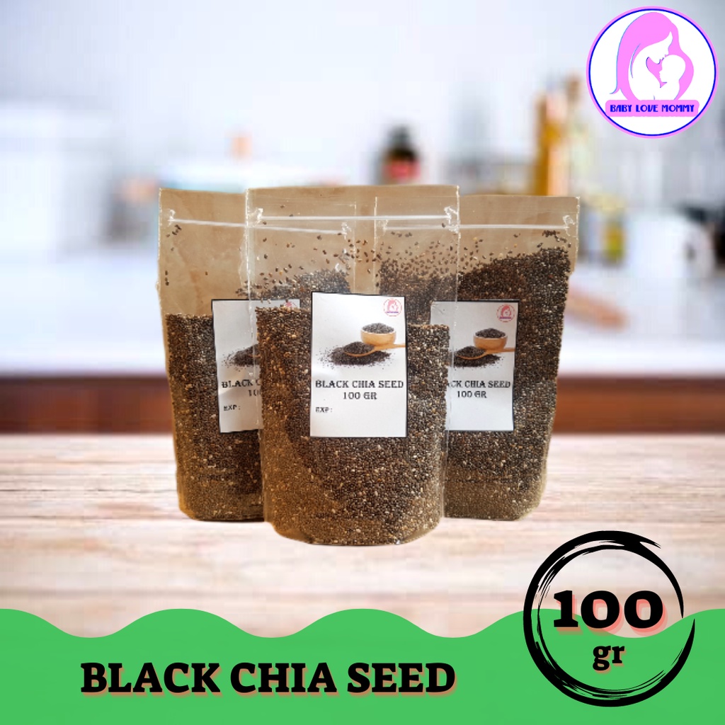 

Organik Mexico Black chia seed (super food MPASI) Refill 100gr