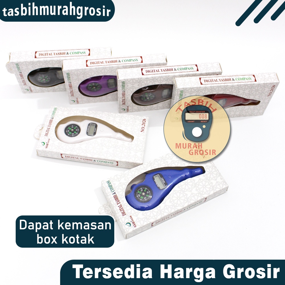 Tasbih Digital Gulir Kompas Doff SXH5136 ORI