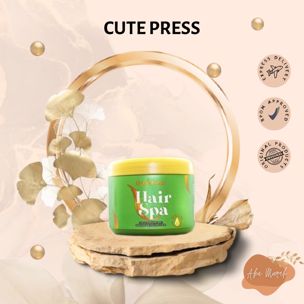 ✨ AKU MURAH ✨Cute Press Hair Spa Smooth Keratin