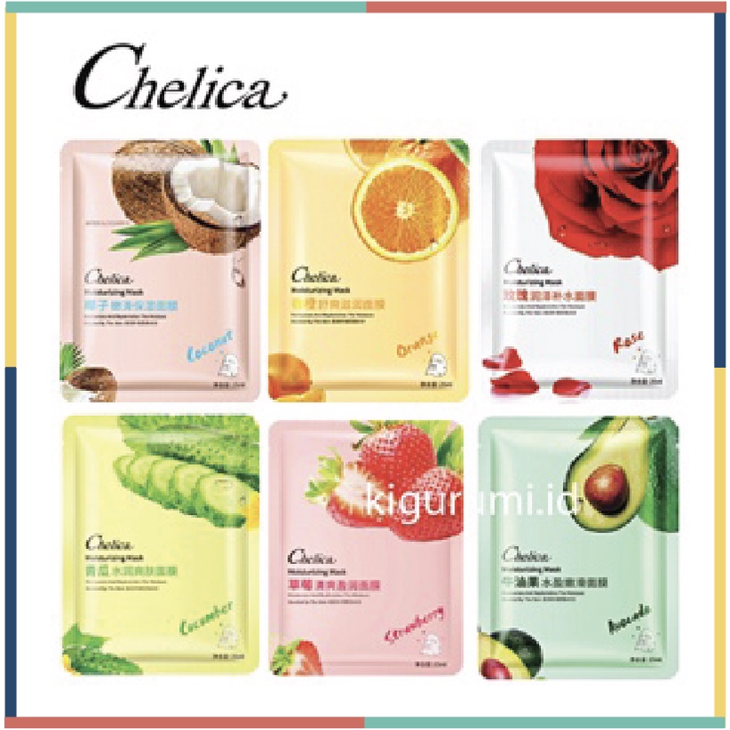 CHELICA Natural Masker Wajah Facial Sheet Mask EM029