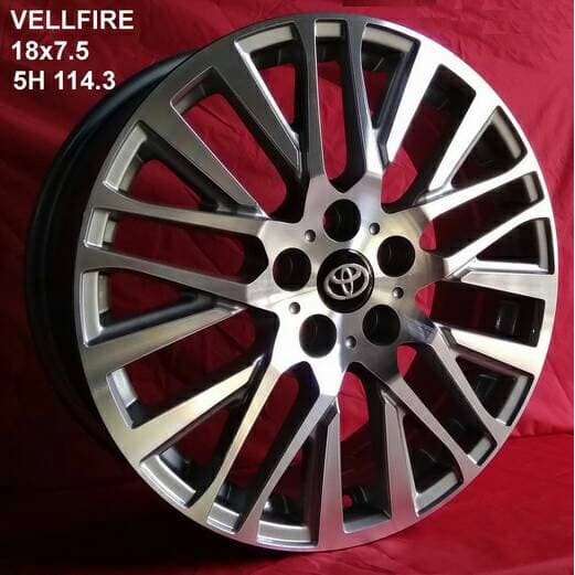 Promo velg mobil vellfire u002F alphard 18x7.5 5h 114.3 baru