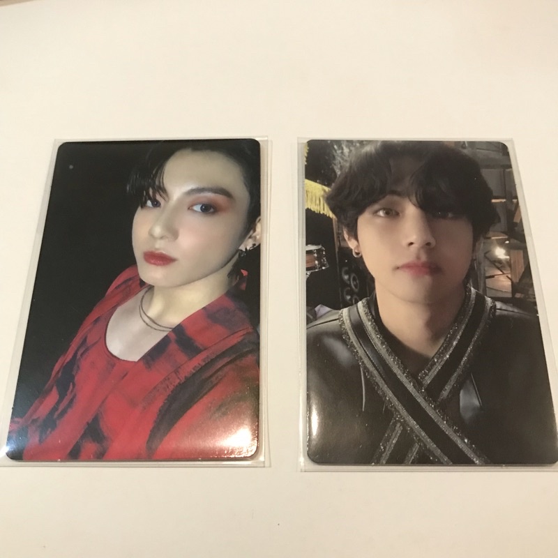 Jungkook taehyung v mcb route clue photocard pc bts
