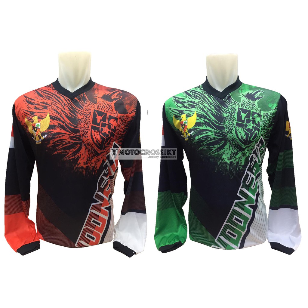  BAJU  JERSEY  BALAP  SEPEDA LENGAN PANJANG INDONESIA 3025 