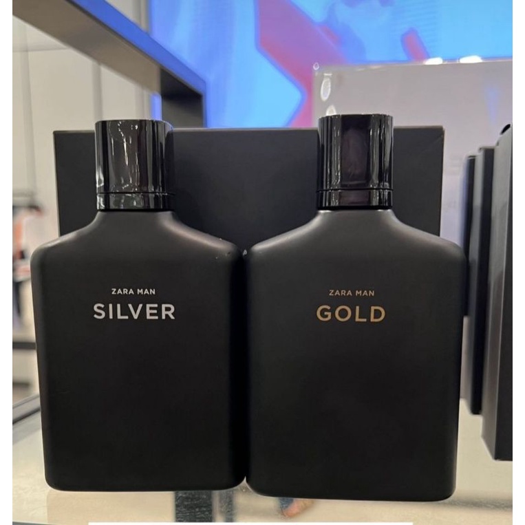 PARFUM ZARA MAN GOLD - MAN SILVER 90ML