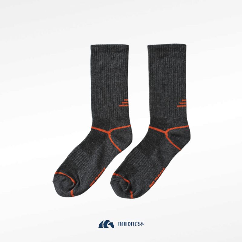 Mildness - Kaos Kaki Skate Line Grey ash / Socks Polos Pria Wanita