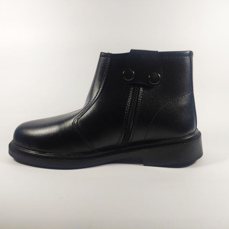 Sepatu pantopel pantofel pria pdh tni polri abri polisi satpam security taruna model resleting murah