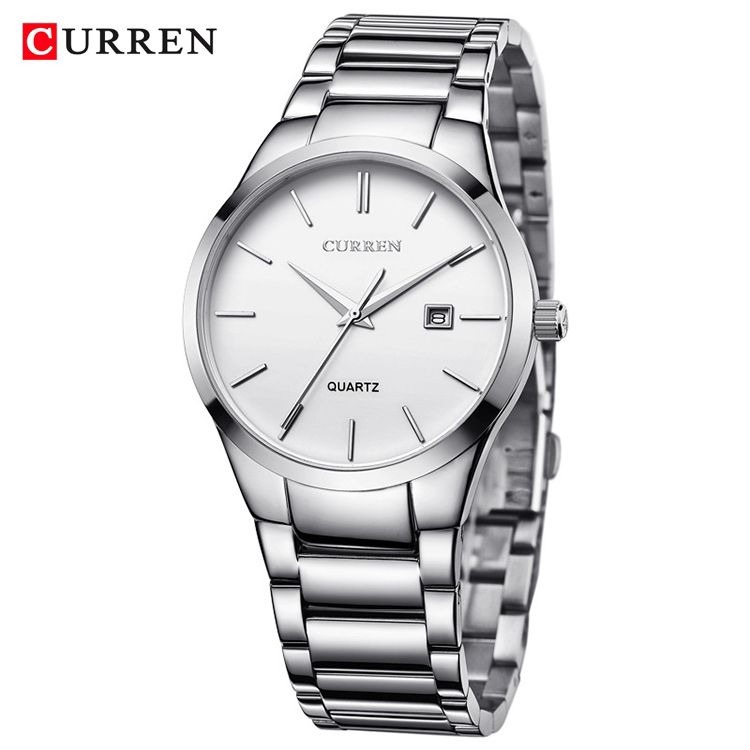 CURREN 8106 Jam Tangan Pria Analog Stainless Steel WK-SBY