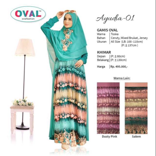 Gamis Syar'i Ayudia (link khusus grosir)