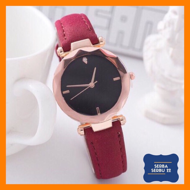 JAM TANGAN FASHION WANITA ELLIETH TEN SQUARE JAM TANGAN IMPORT