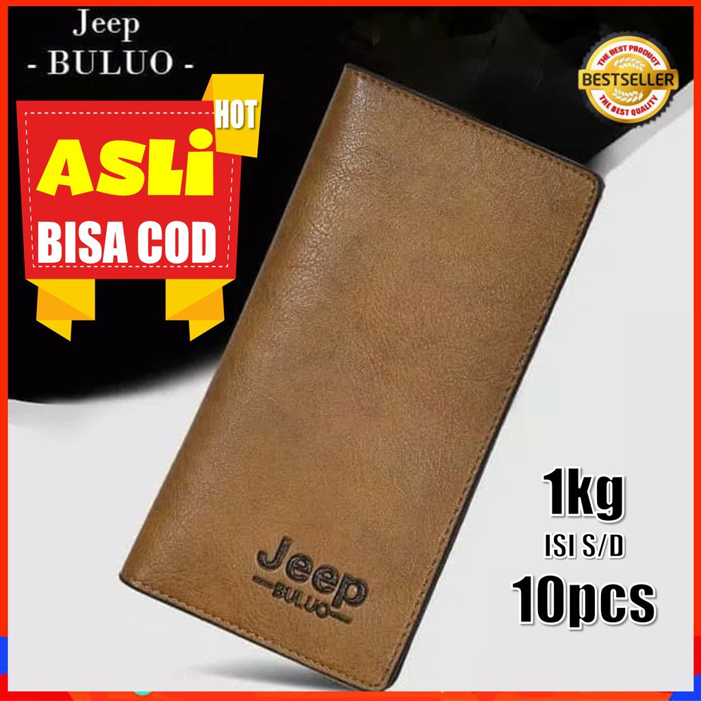 JEEP LONG WALLET DOMPET PANJANG PRIA WANITA PURSE DOPET LEATHER PU MURAH BERKWALITAS RT371