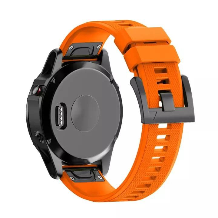 Quick Fit Rubber Sports Strap Band Garmin Fenix 5x - 6x - Fenix 3 HR - D2 Bravo - 26mm