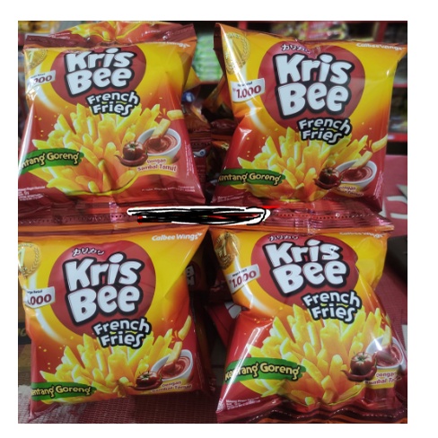 SNACK FRENCH FRIES KRISBEE / 1 RENCENG ISI 10 PCS