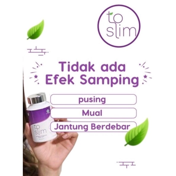 Buy 1 Get 1 Toslim ORIGINAL (BPOM) ampuh menurunkan Berat badan (jamu herbal) isi 30kaps