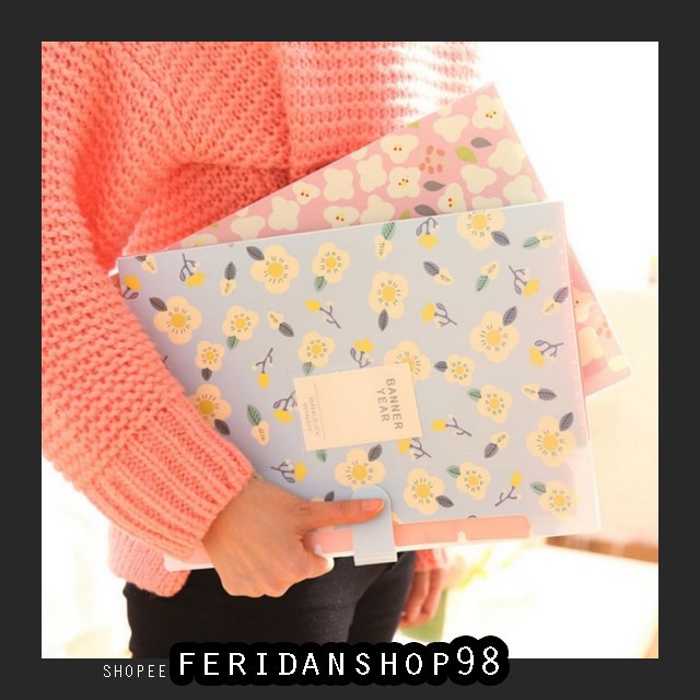 

FS337 MAP MAP PLASTIK FOLIO ATK SEKAT 5 BUNGA BREEZY WINDY BY FERIDANSHOP98