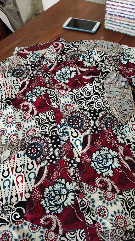 Denis Man Standar / Jumbo - Kemeja Batik Pri Lengan Pendek