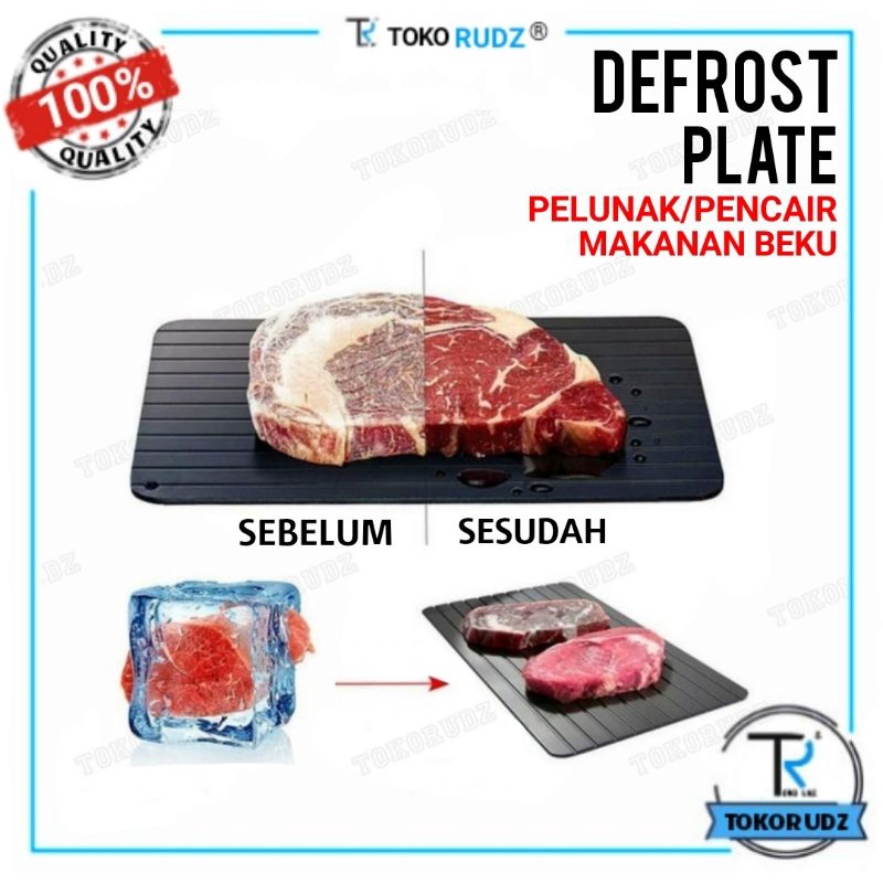 Defrost Plate Talenan Pencair Makanan Daging Beku Pelunak Ikan Beef Frezzer