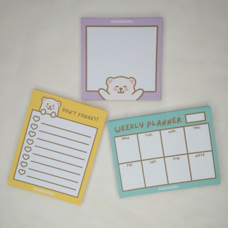 

Memopad Lucu 30 lembar by OMayGoods