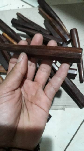 Pipa rokok galih asem bentuk diagonal grade C dan A 10cm