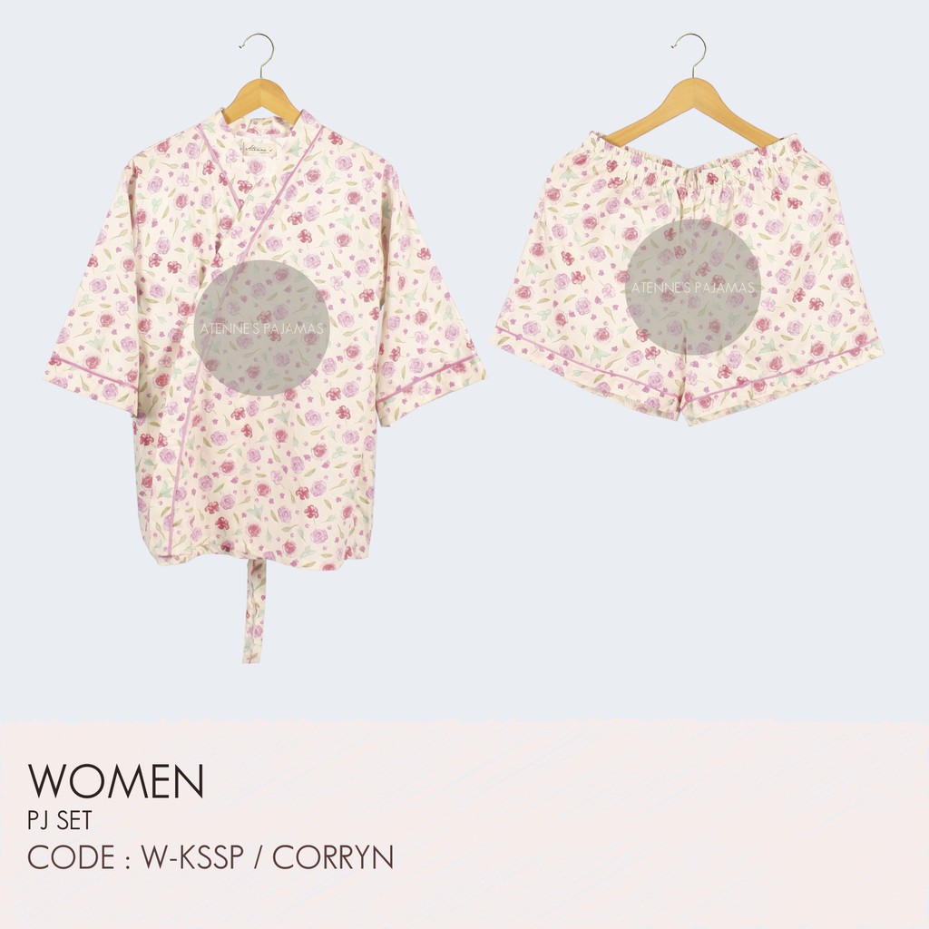 PIYAMA SET KIMONO WANITA W-KSSP