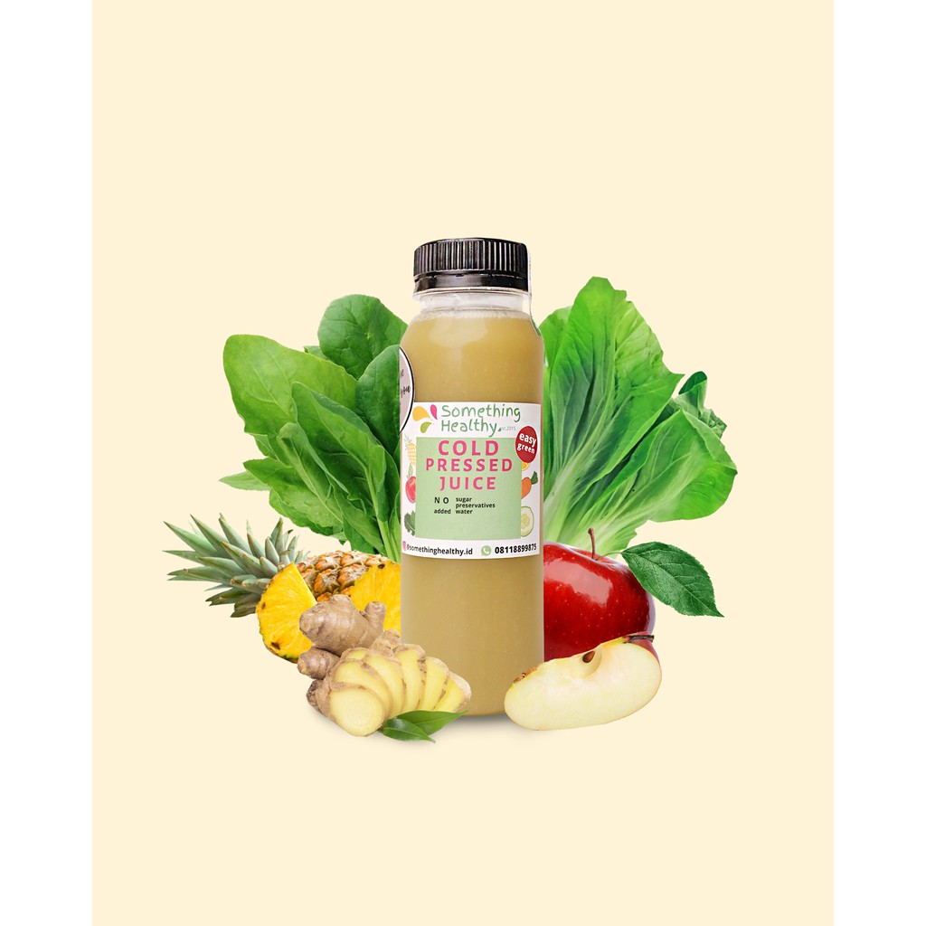 

EASY GREEN - JUS – COLD PRESSED JUICE BY SOMETHING HEALTHY