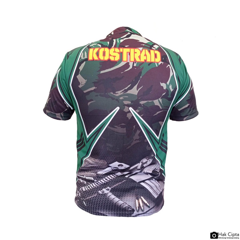 Kaos Dry Fit KOSTRAD / Kaos Jersey KOSTRAD Full Print - Premium H1