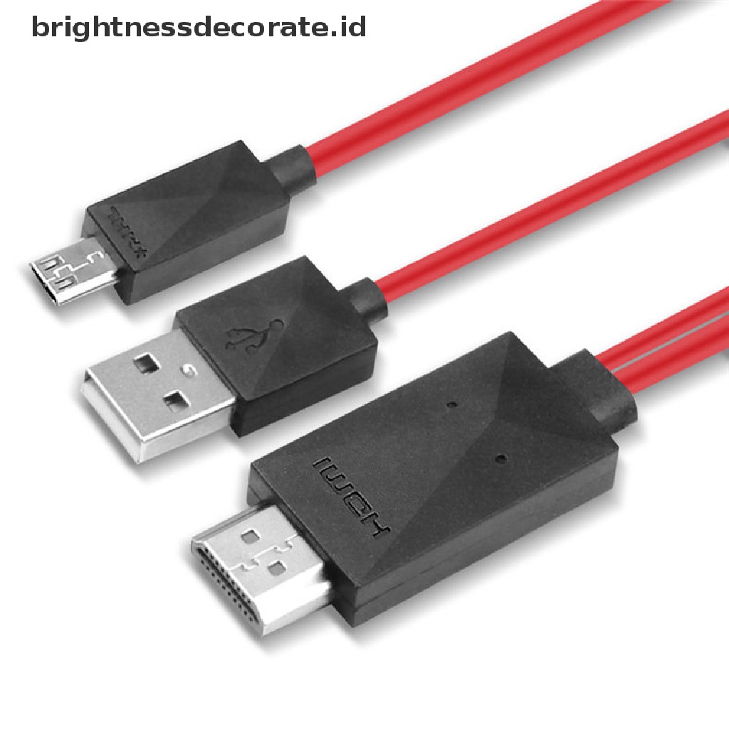 Kabel Adapter Micro USB Ke HDMI 1080P HD TV Untuk Android Samsung