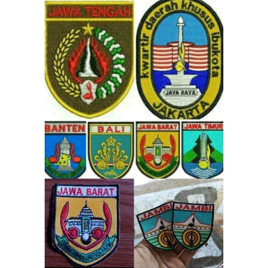 Kwarda DKI BANTEN BALI JATENG JATIM JAMBI bordir bijian