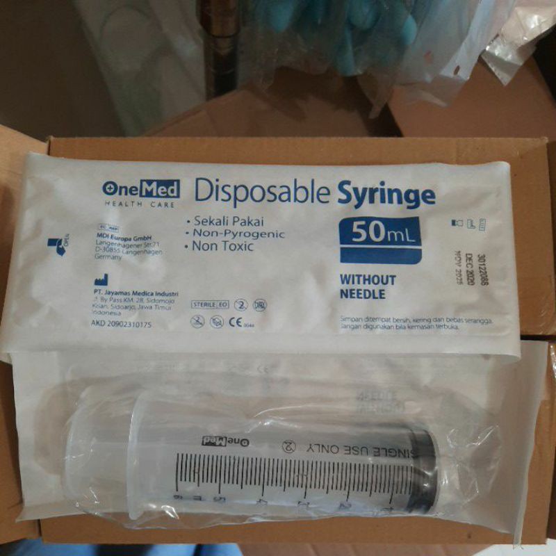 Syringe Suntikan 1ml, 3 ml  5  ml  10 ml izin resmi AKL per box isi 100