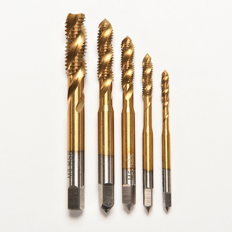M3 M4 M5 M6 M8 Mata Bor Spiral Metrik Bahan Hss High Speed Steel