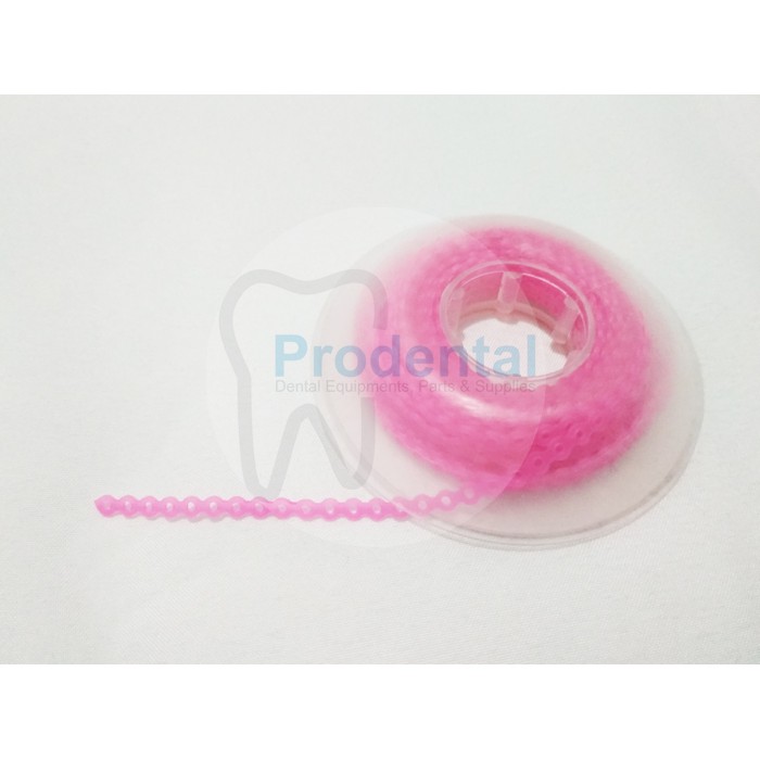 Karet Behel Gigi / Karet Bracket Powerchain 10cm Warna No.28