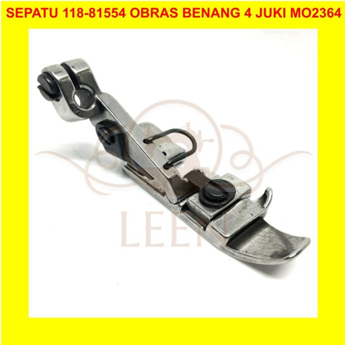 Sepatu Obras Benang 4 (118-81554) Mesin Industri Juki MO2364 LEEN