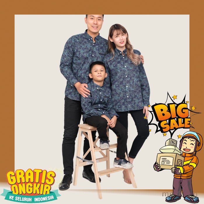 couple keluarga batik premium