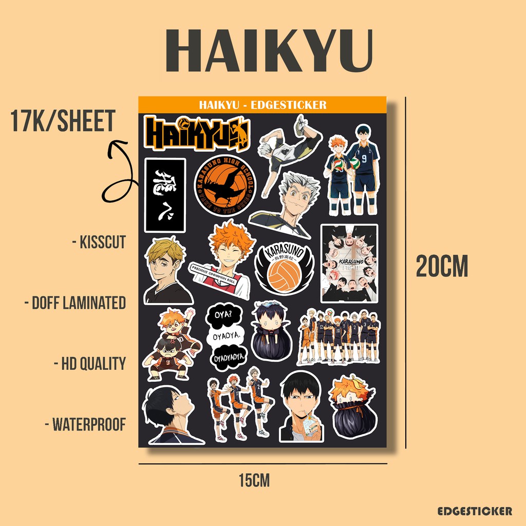 

Haikyu - Sticker Tumblr Aesthetic Pack