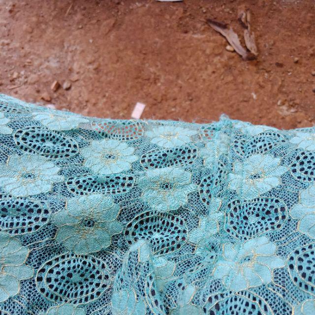 Bd 9008.09 - Gamis Rami Linen Batik Cantik Muslimah Busui Sleting Depan Tali Ikat Murah Sale Allsize