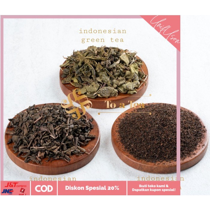 

⭐COD⭐ 1kg - Bulk Tea / Teh Curah - Green Tea - Hotel Resto