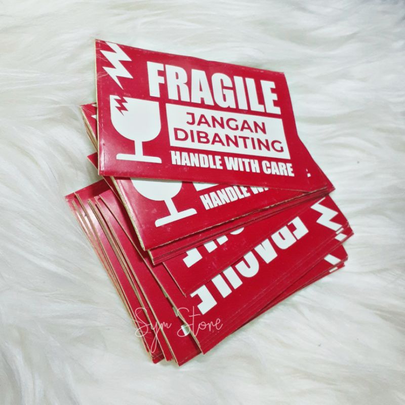 Stiker Fragile | Stiker Fragile Murah | Stiker Chromo